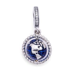 PANDORA Spinning Globe Dangle Charm